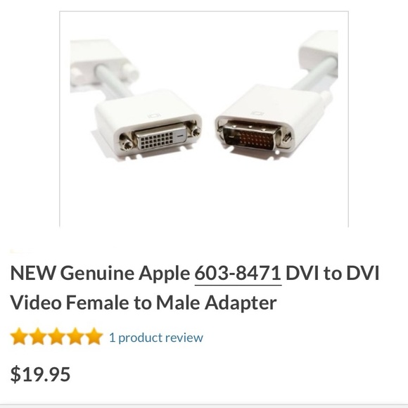 NEW 3x Apple/Mac Products: MC552ZM/B Apple 30-pin, 603-8525 & 603-8471 Adapters - Picture 11 of 13